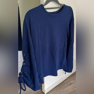 Ann Taylor long sleeve top with ties